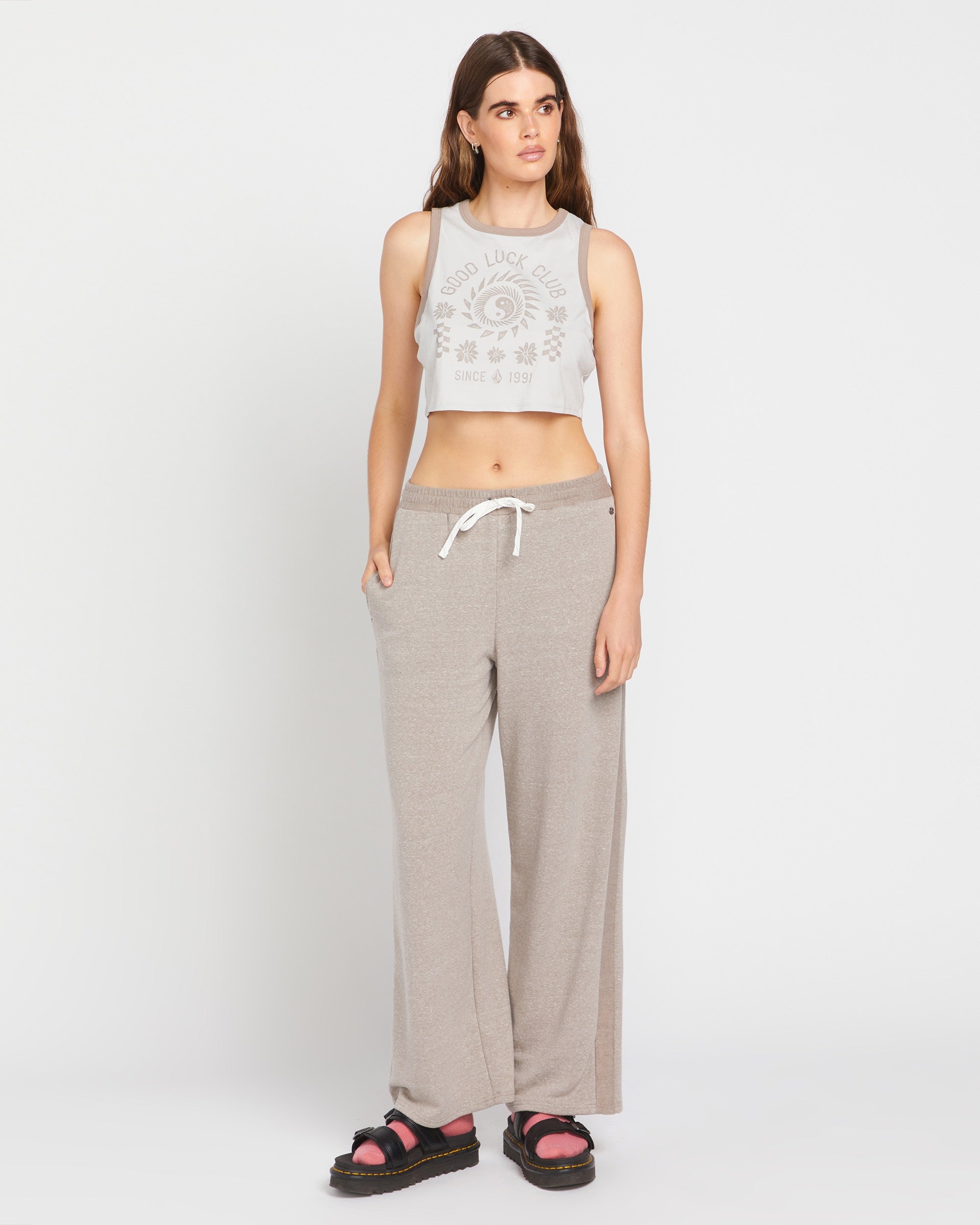 Lived Lounge Frenchie Pants - Concrete