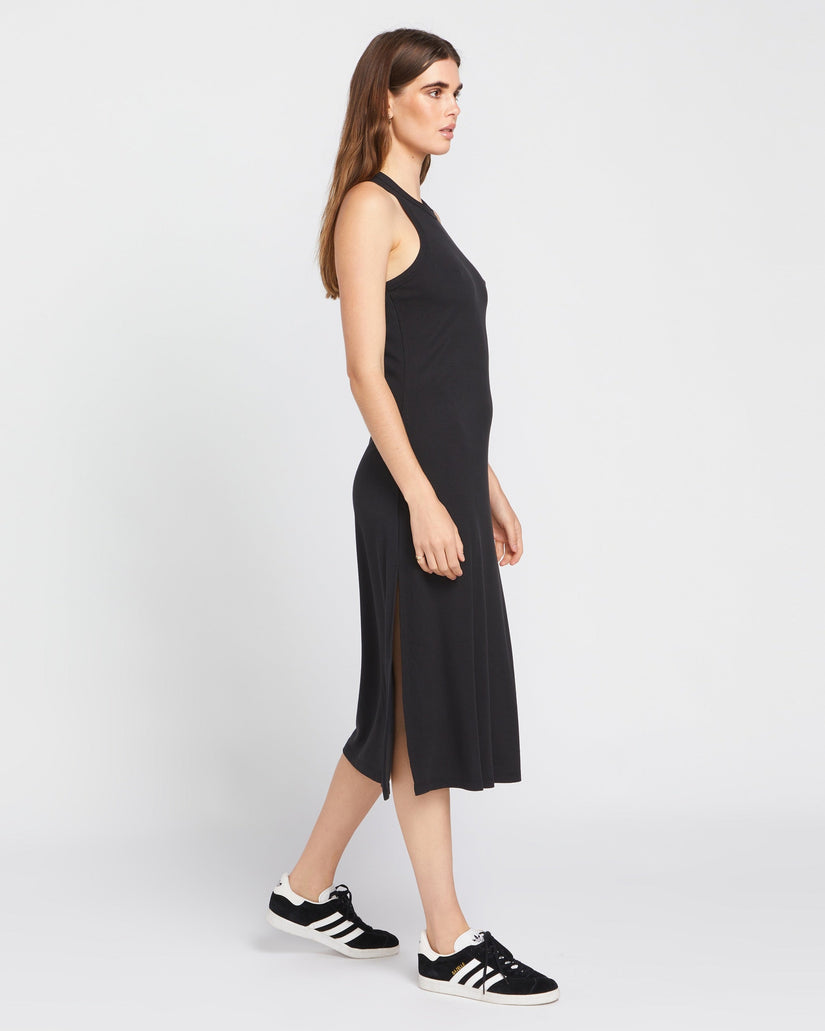 Stonelight Rib Dress - Black