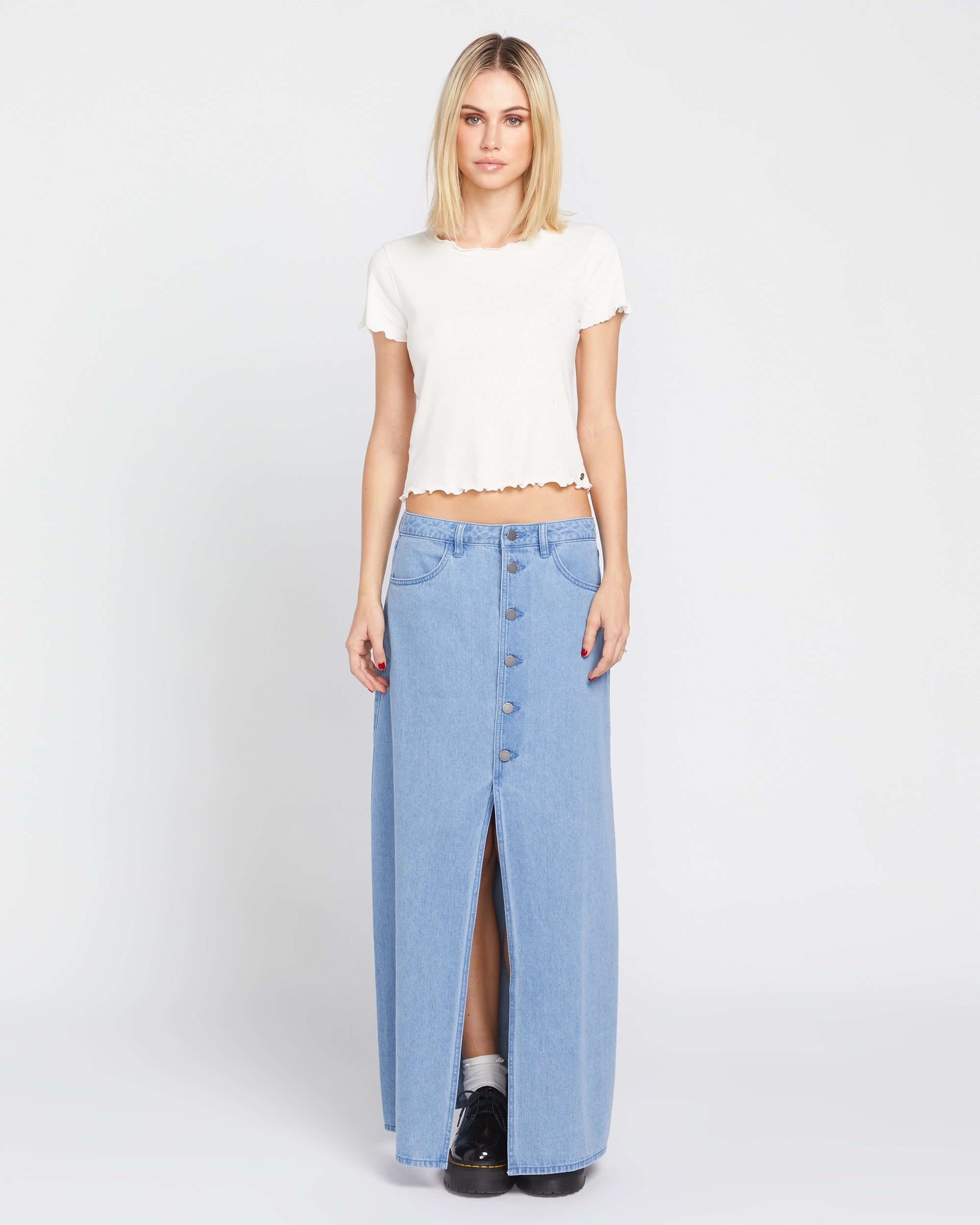 Chill Trap Skirt - China Blue