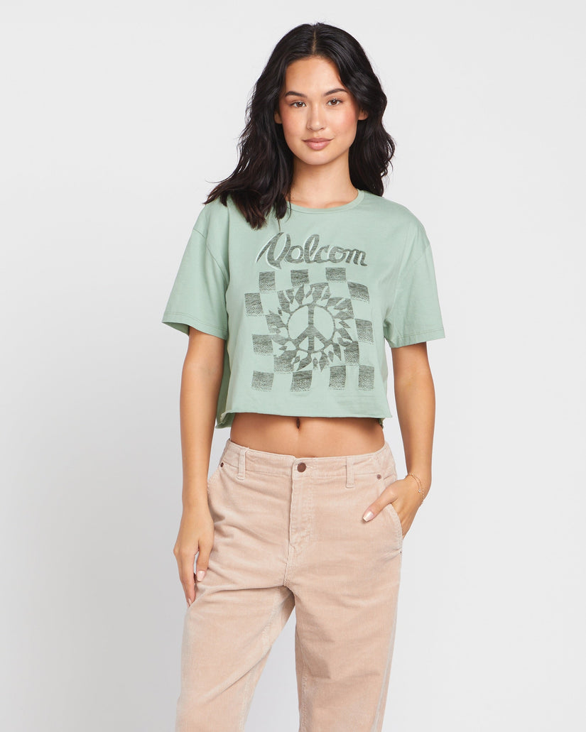 Just A Trim Tee - Sea Glass