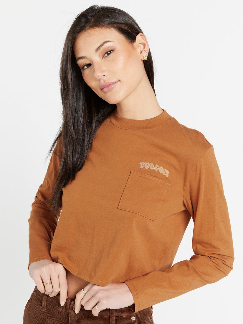 Pocket Dial Long Sleeve Shirt - Bronze