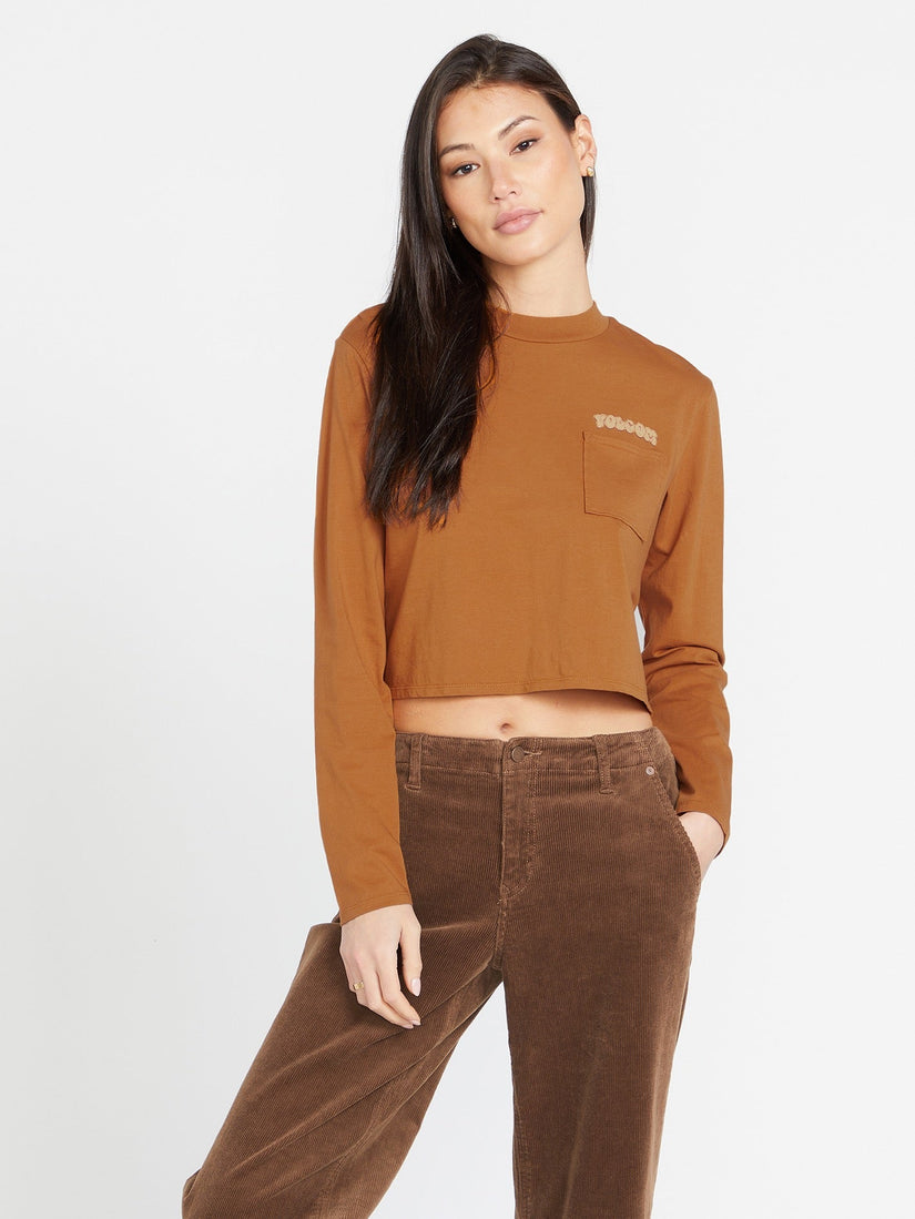 Pocket Dial Long Sleeve Shirt - Bronze