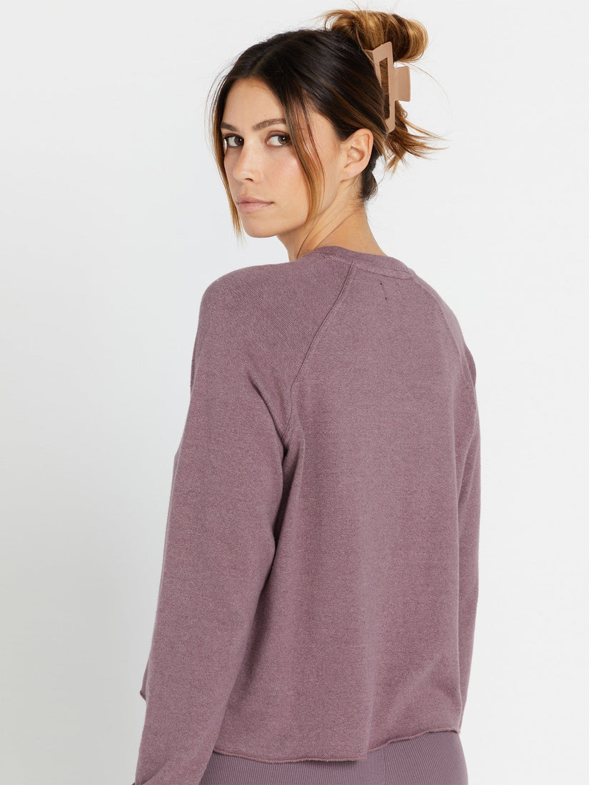 Lived in Lounge Crew Sweatshirt - Acai