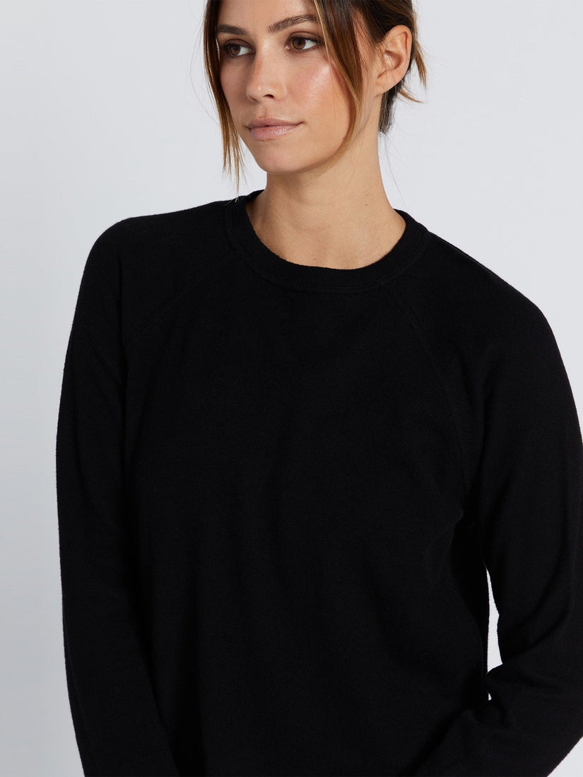 Lived in Lounge Crew Sweatshirt - Black