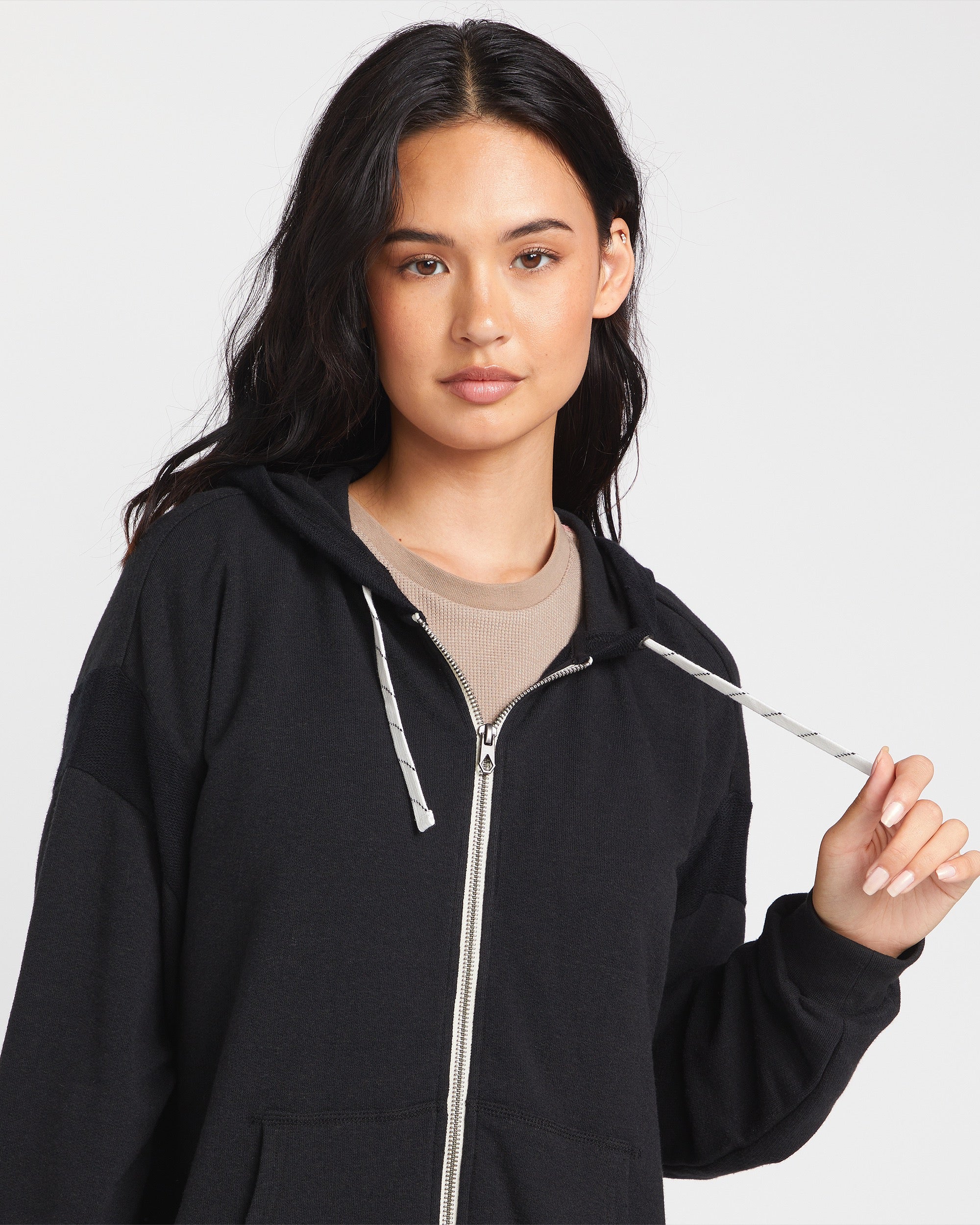 Lived Lounge Frenchie Zip Hoodie - Black