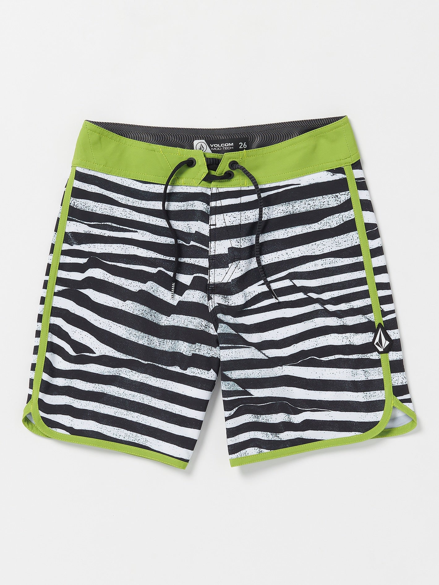 Big Boys Funday Scallop Mod-Tech Boardshorts - Black