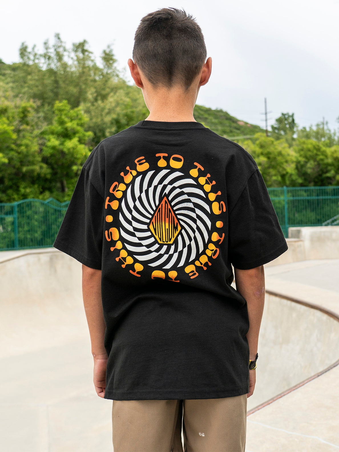 Big Boys Iron91 Short Sleeve Tee - Black – Volcom Canada