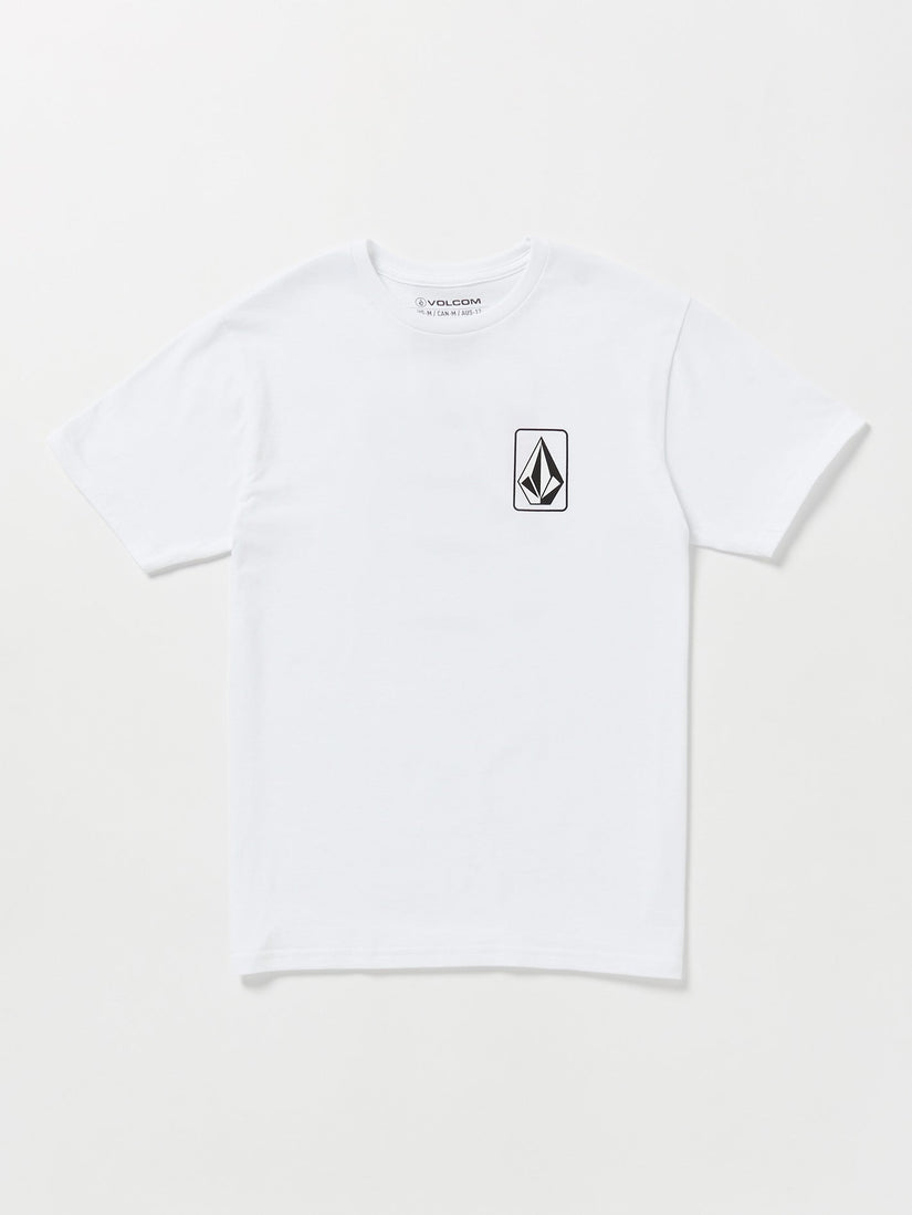 Big Boys Full Pipe Short Sleeve Tee - White