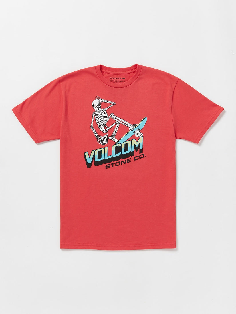 Big Boys Bone Slide Short Sleeve Tee - Flash Red