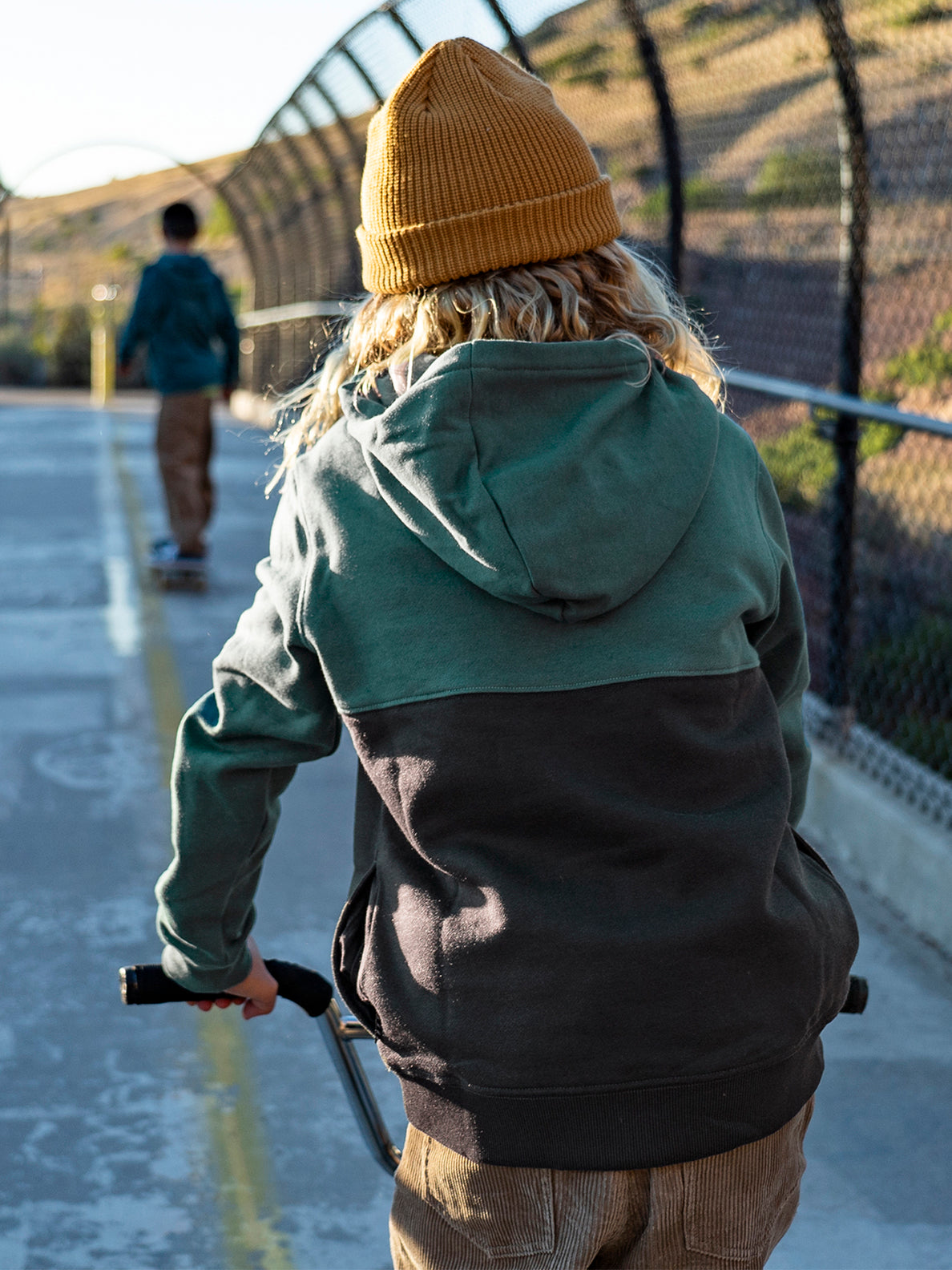 Big Boys Divided Hoodie Ranger Green Volcom Canada