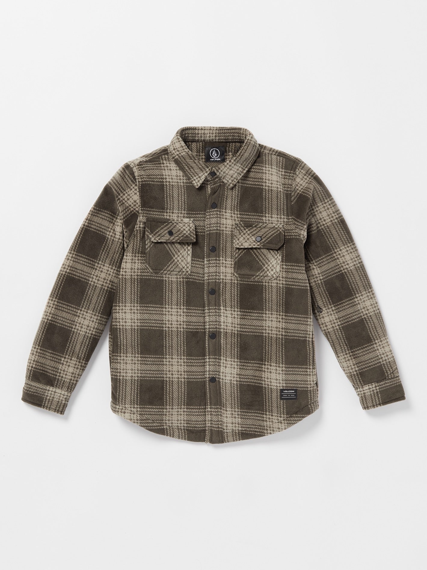 Volcom Flartin Plaid Flannel Shirt, $59, Macy's
