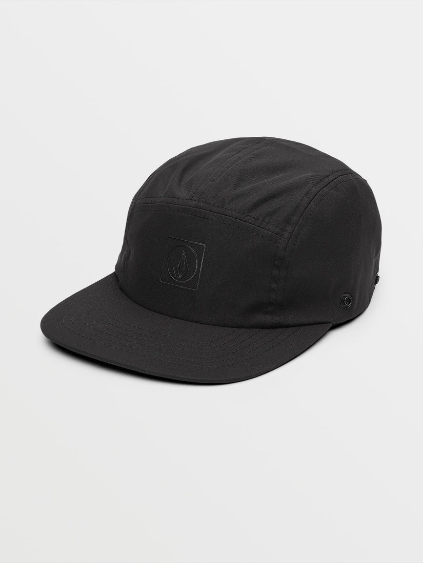 Stone Trip Flap Hat - Black