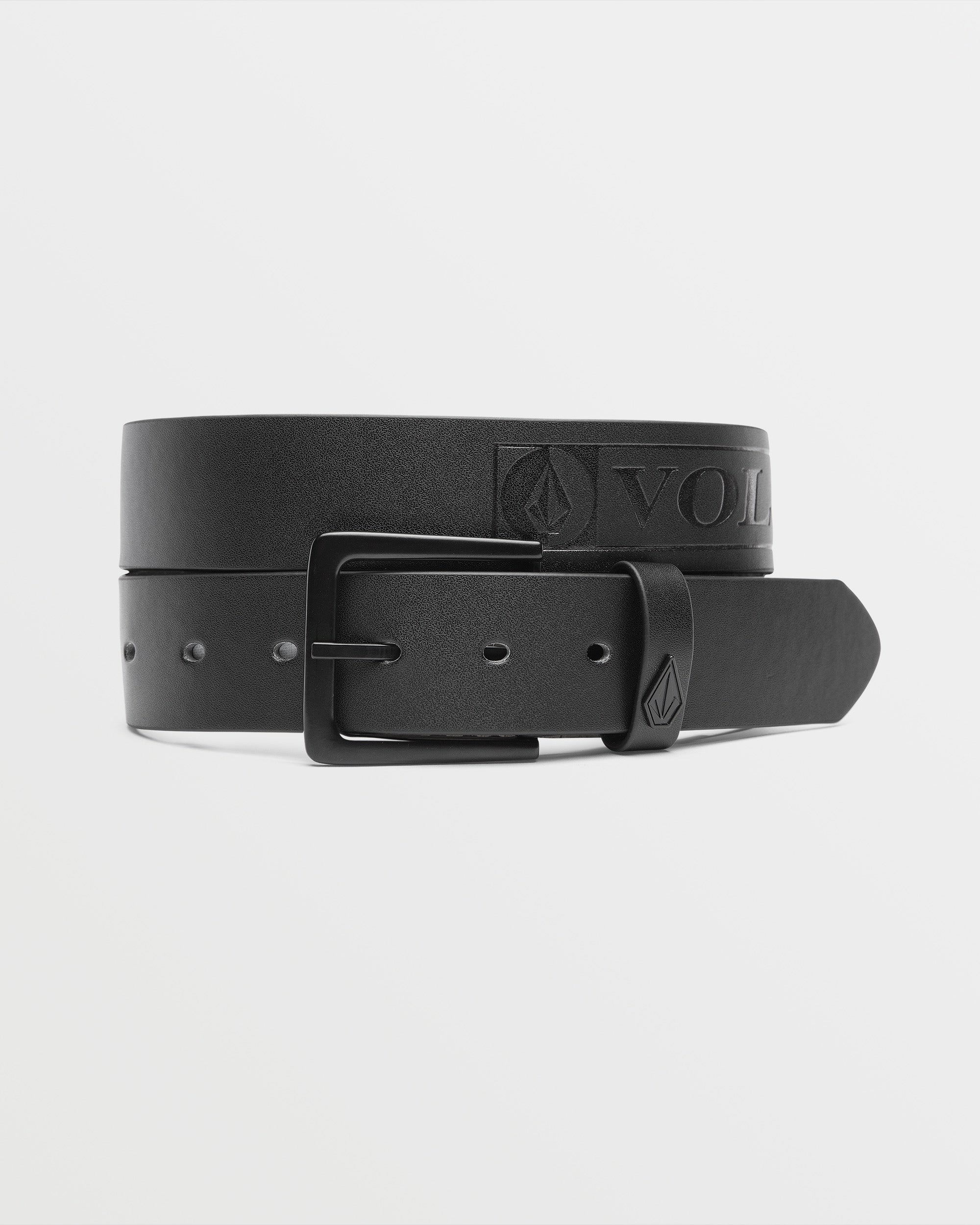 Stone Bar Pu Belt - Black