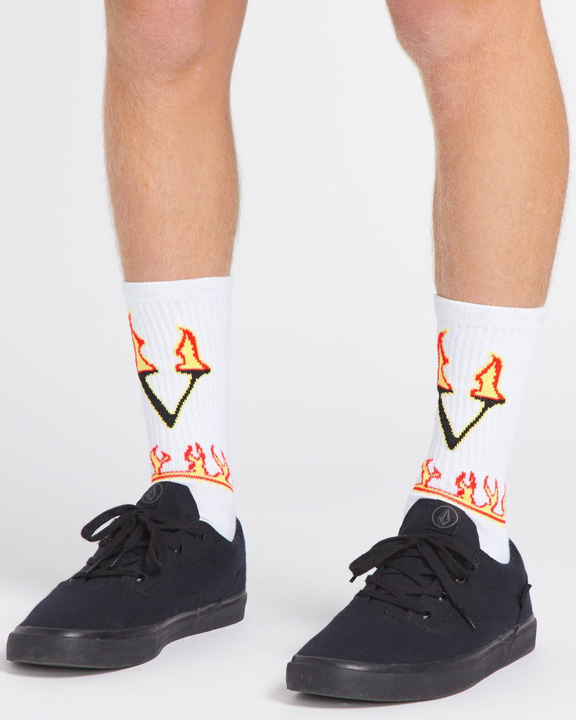 Fergadelic Socks - White