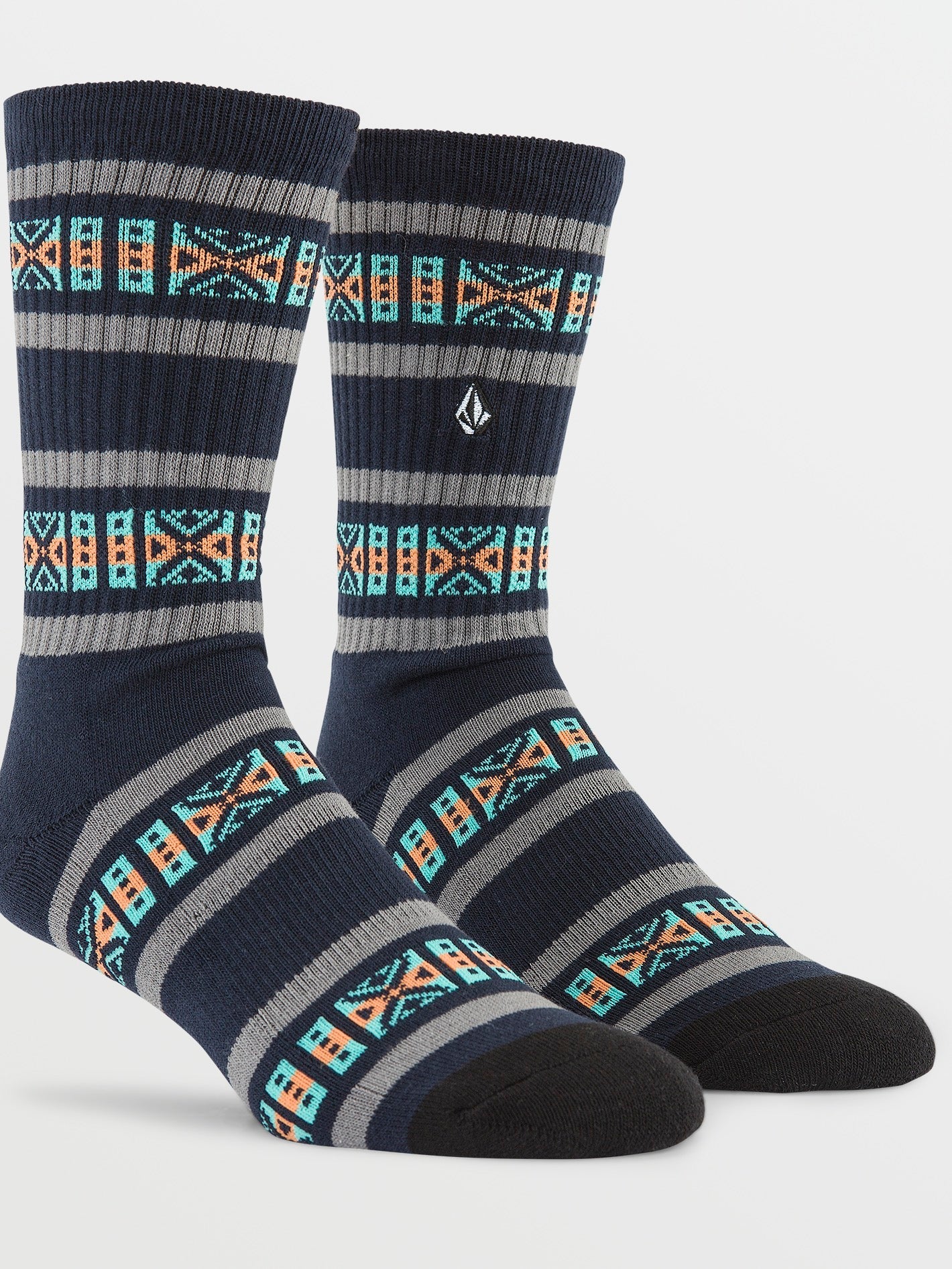 Dosage Stripe Socks - Navy