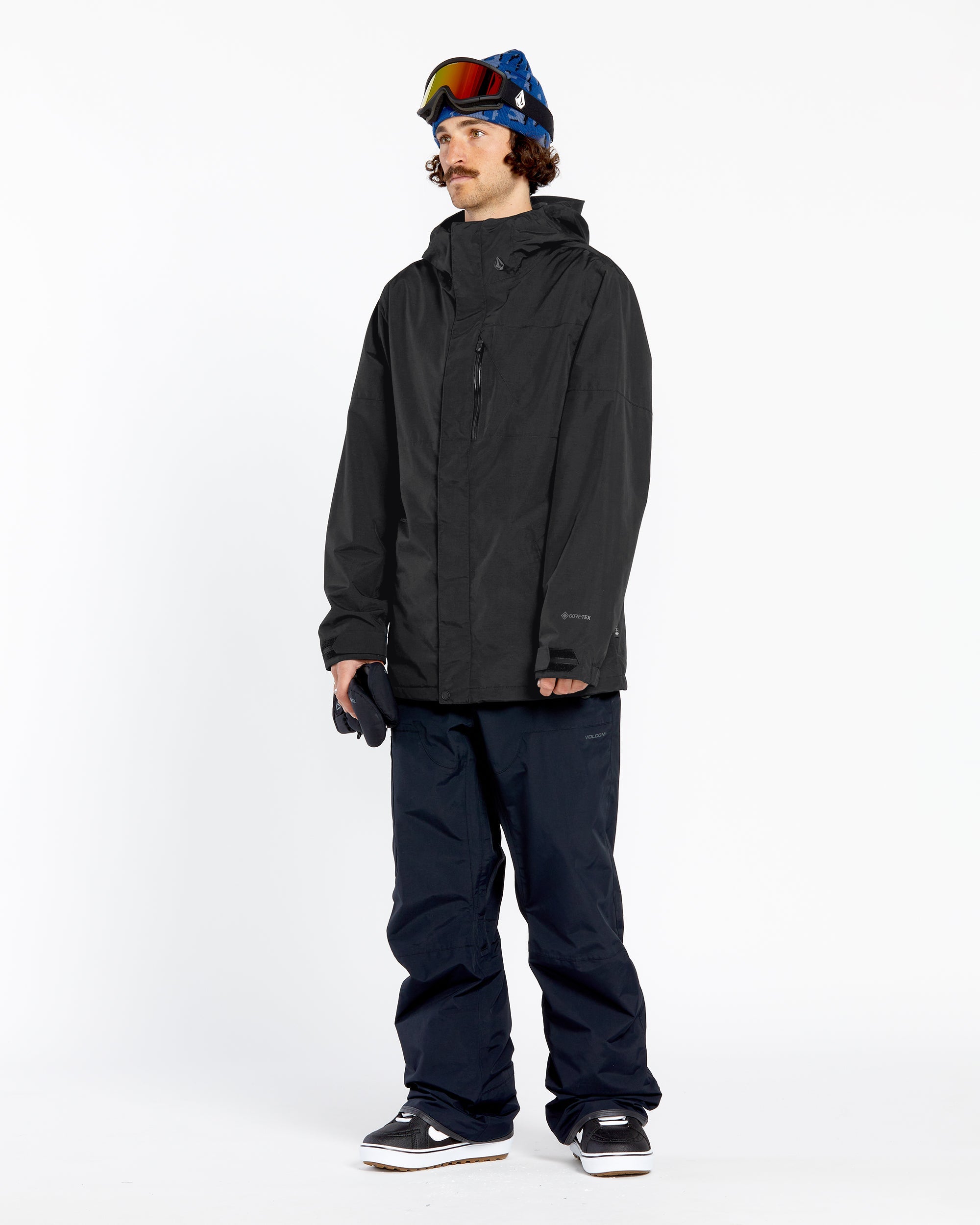 Mens L Insulated Gore-Tex Jacket - Black