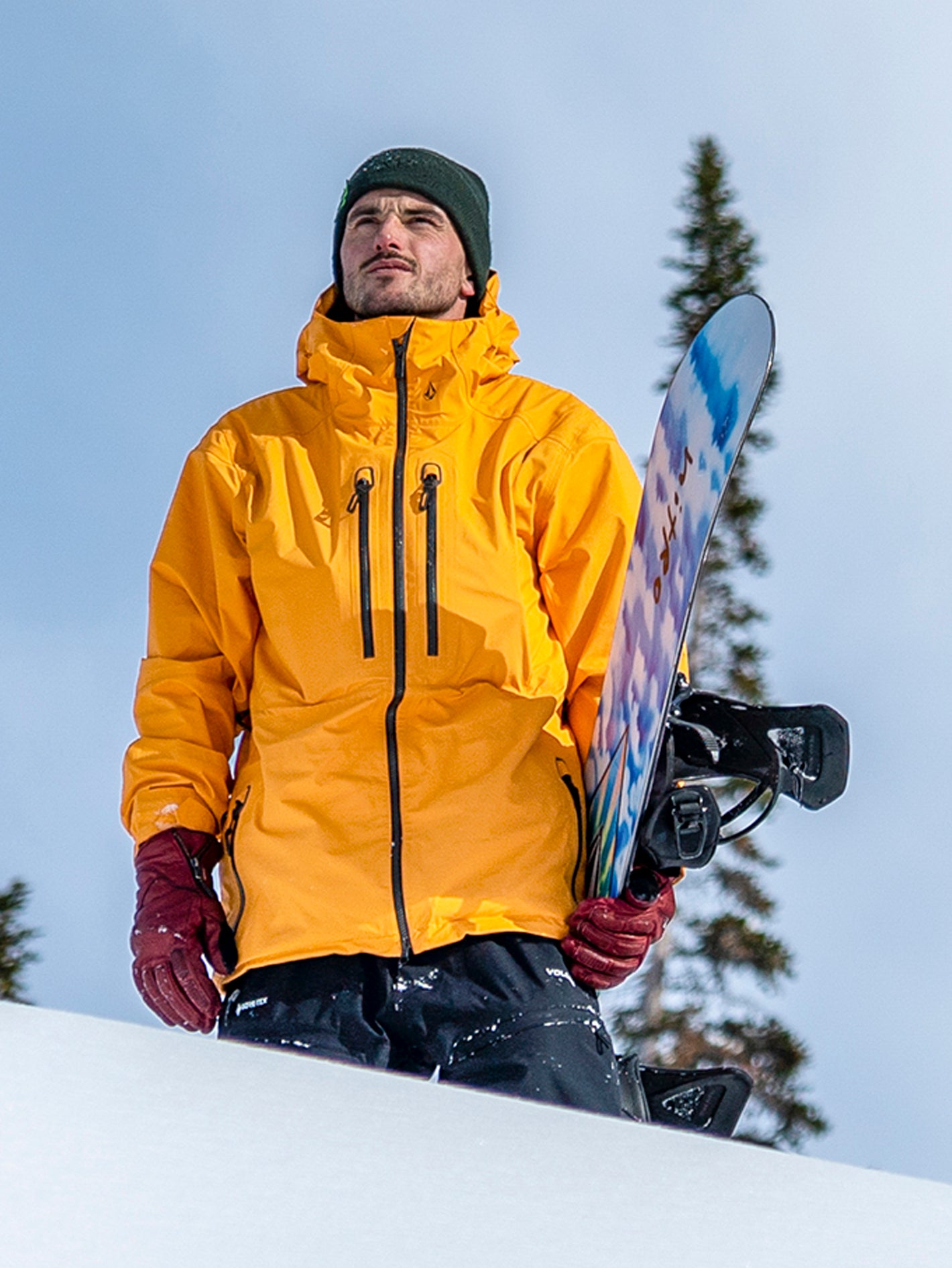 Mens Guide Gore-Tex Jacket - Gold – Volcom Canada