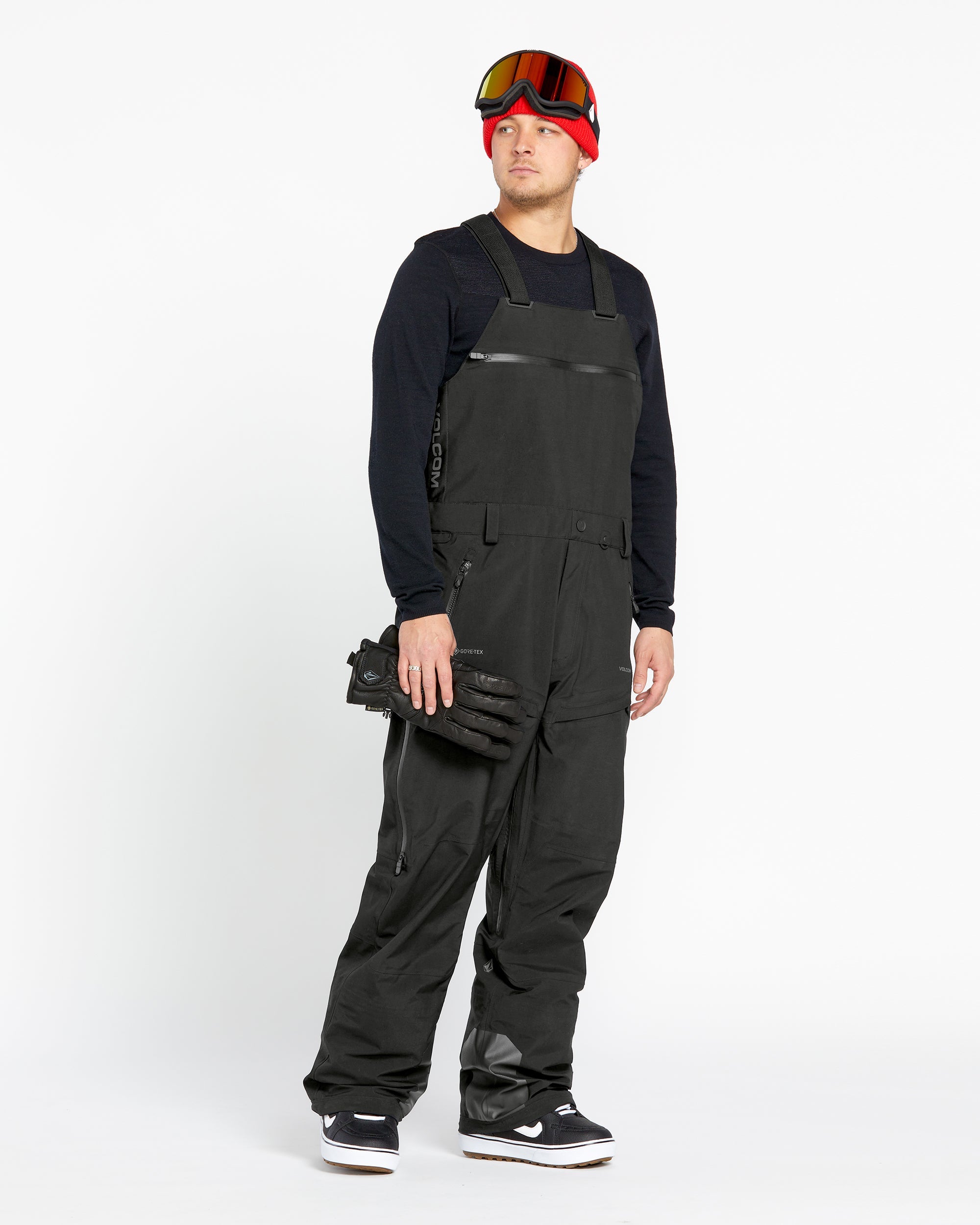 Mens 3L Gore-Tex Bib Overhauler - Black