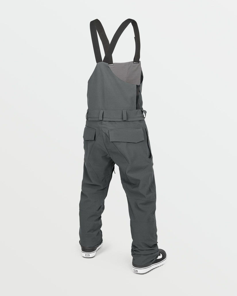 Mens Roan Bib Overalls - Charcoal