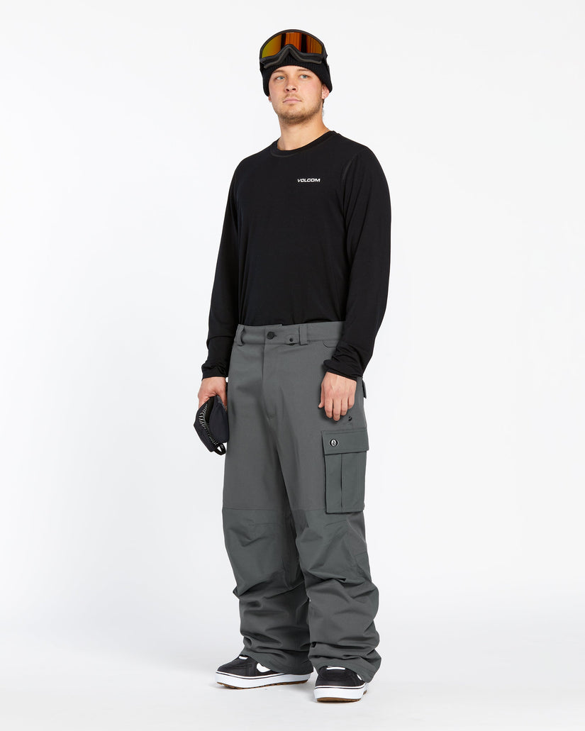 Mens Nwrk Baggy Pants - Charcoal