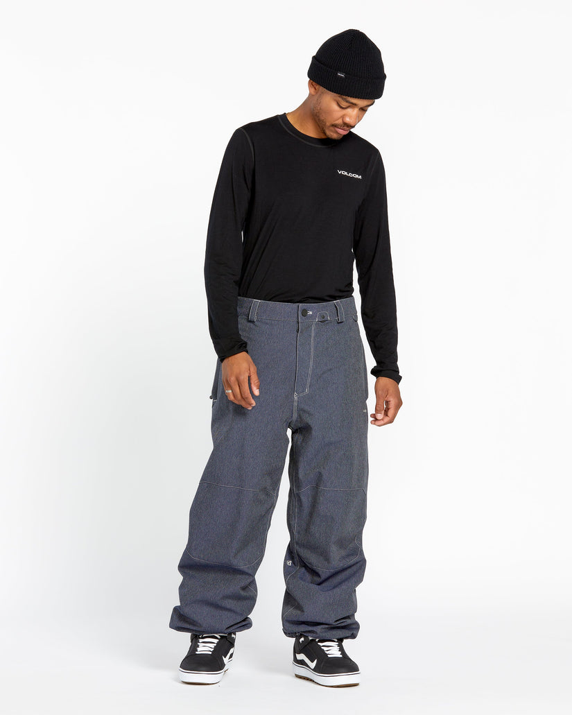 Mens Snow Billow Pants - Dark Denim