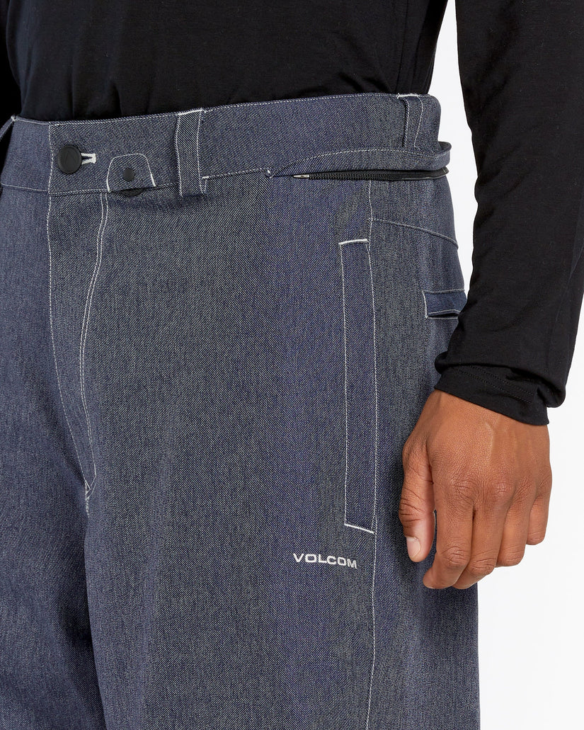 Mens Snow Billow Pants - Dark Denim