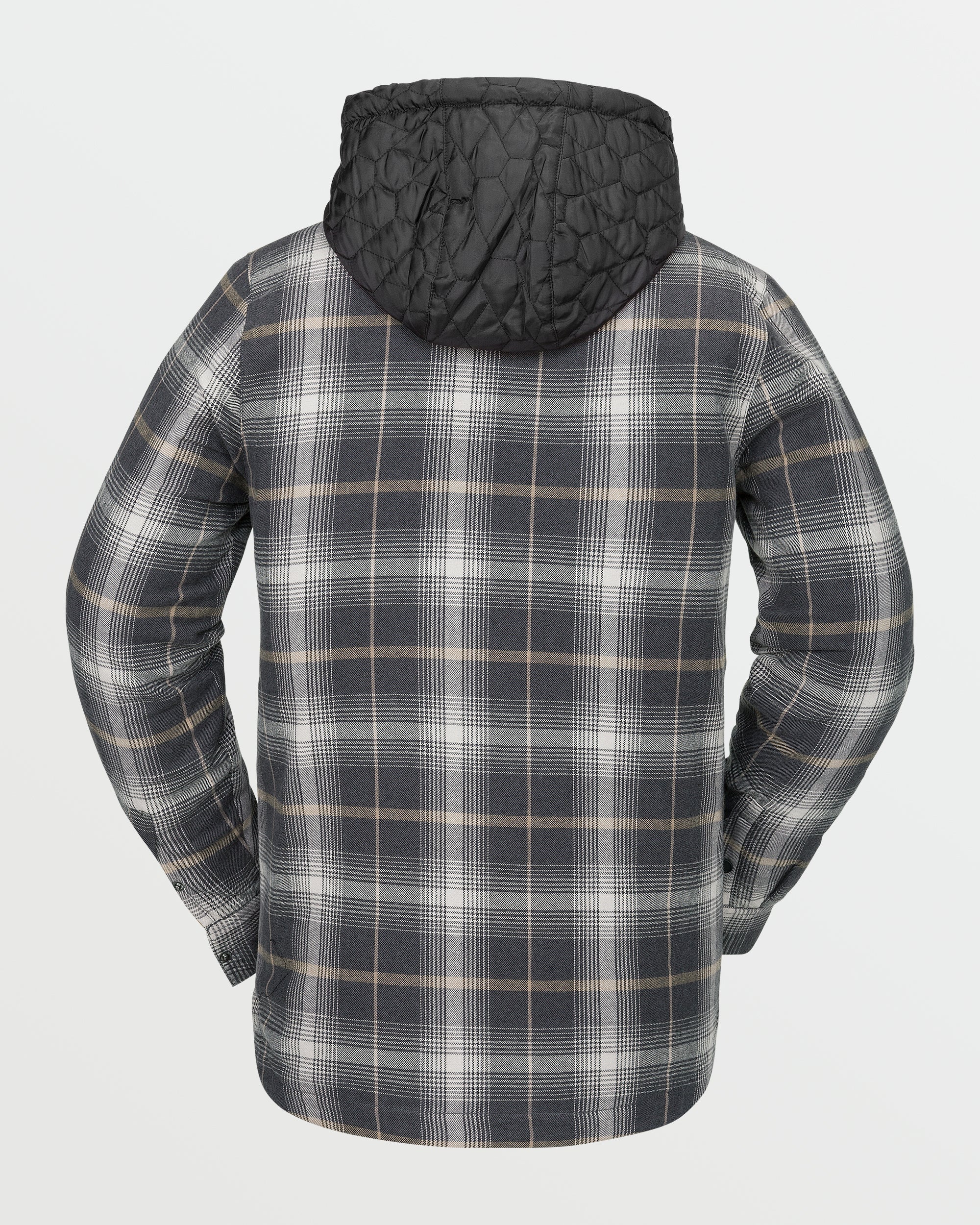 Insulated flannel hoodie jacket best sale