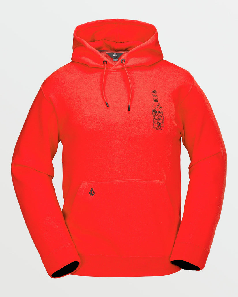 Mens Essential Hoodie - Crimson