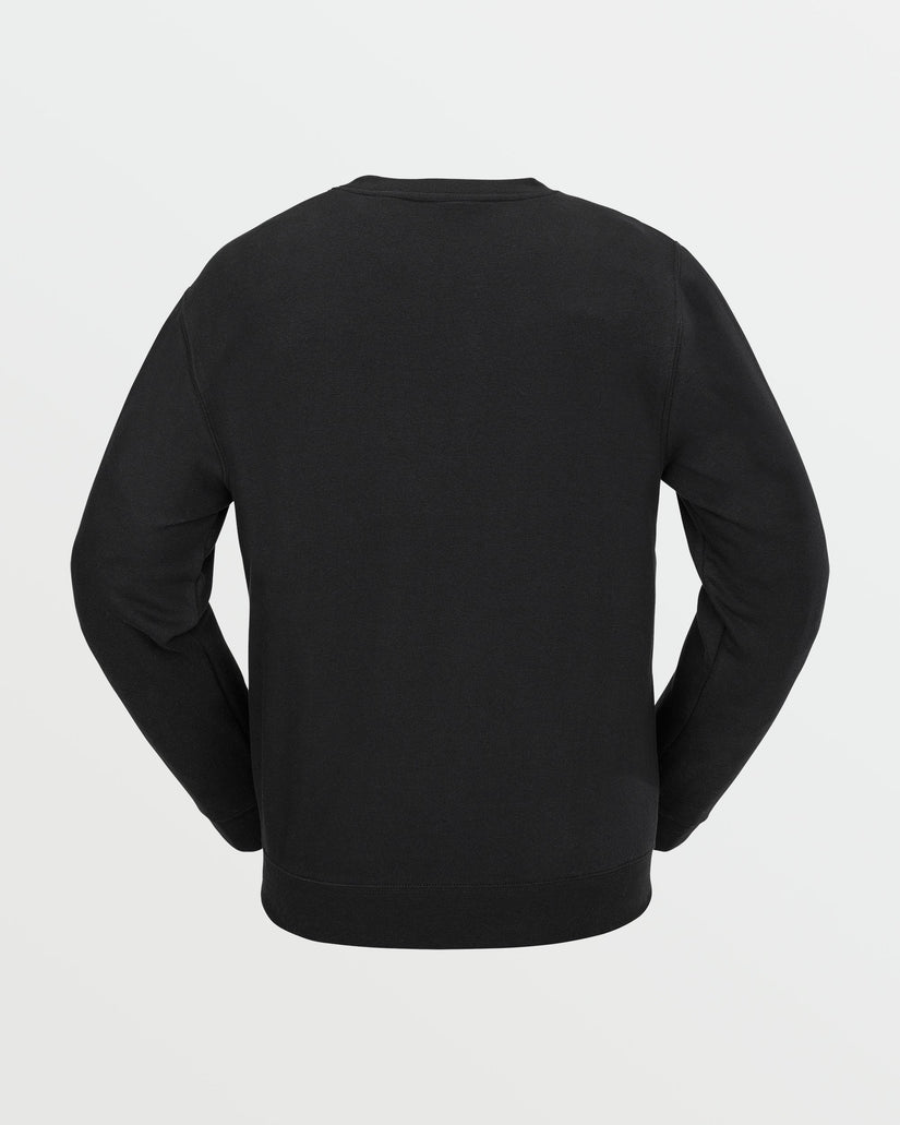 Mens Essential Crew Fleece - Black