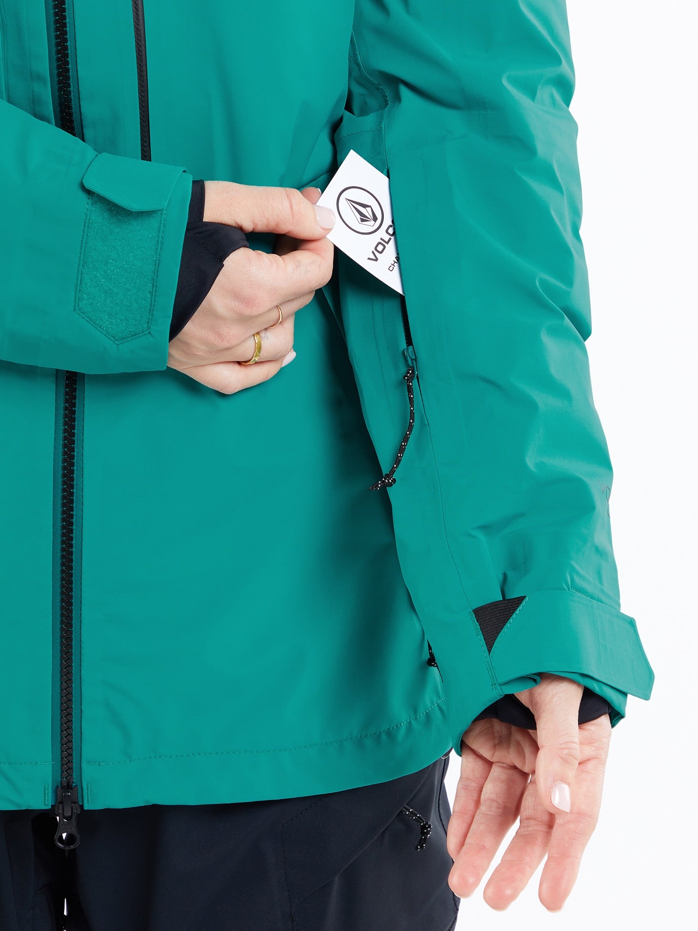 Womens Koa Tds Infrared Gore-Tex Jacket - Vibrant Green – Volcom 