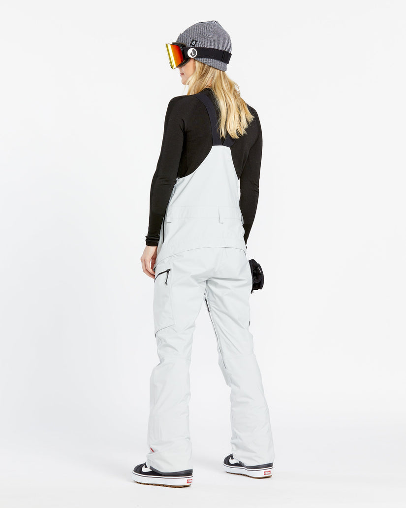 Womens Elm Stretch Gore Bib Overalls - Cloud Grey