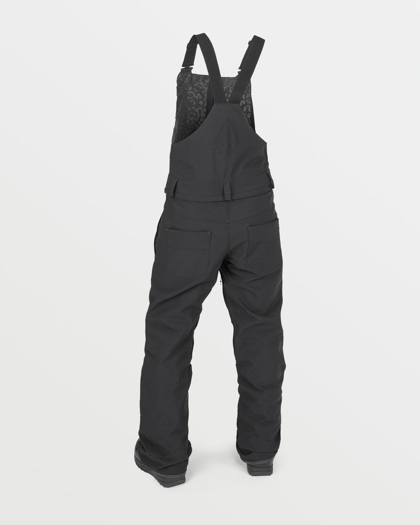 Womens Swift Bib Overalls - Black