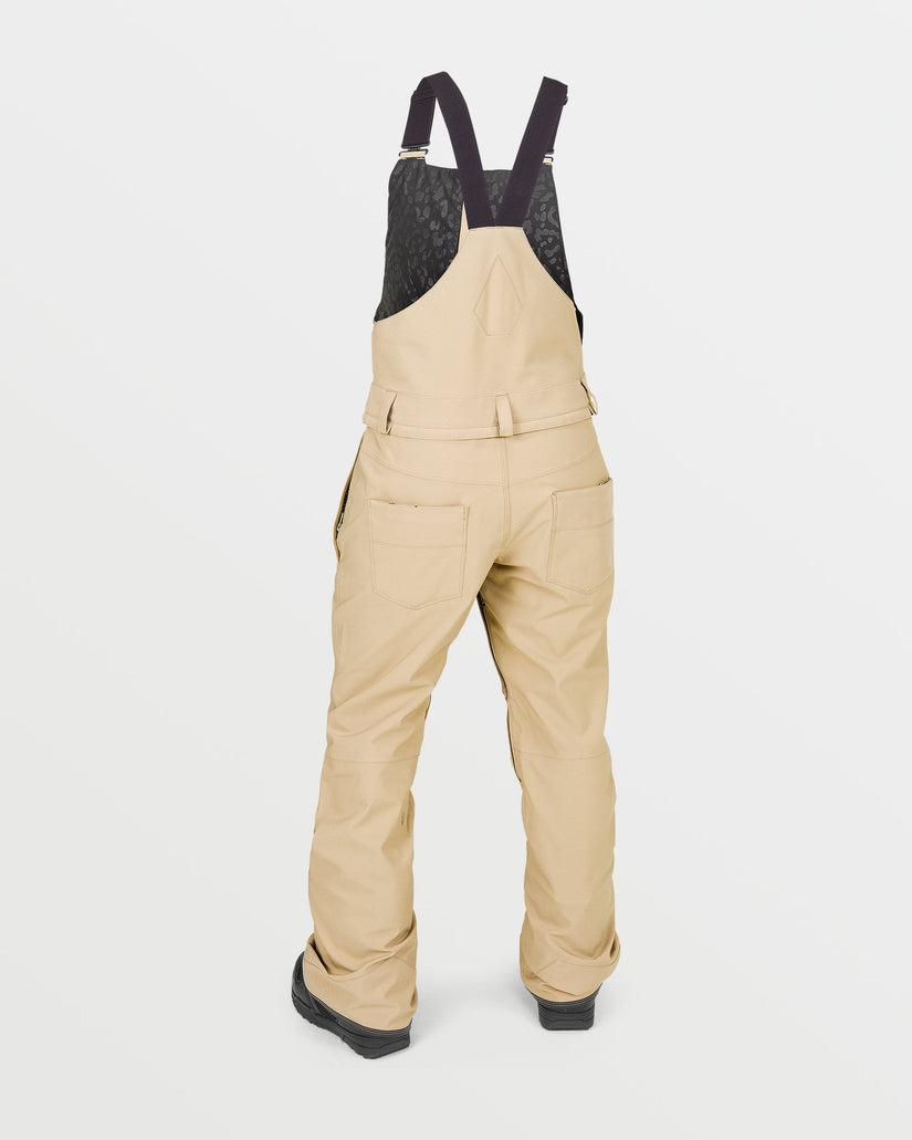 Womens Swift Bib Overalls - Sand