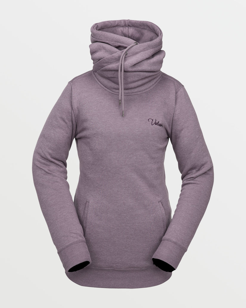 Womens Tower Pullover Fleece - Dusty Lavender