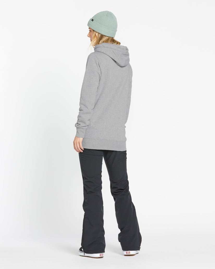 Womens Tower Pullover Fleece - Heather Grey