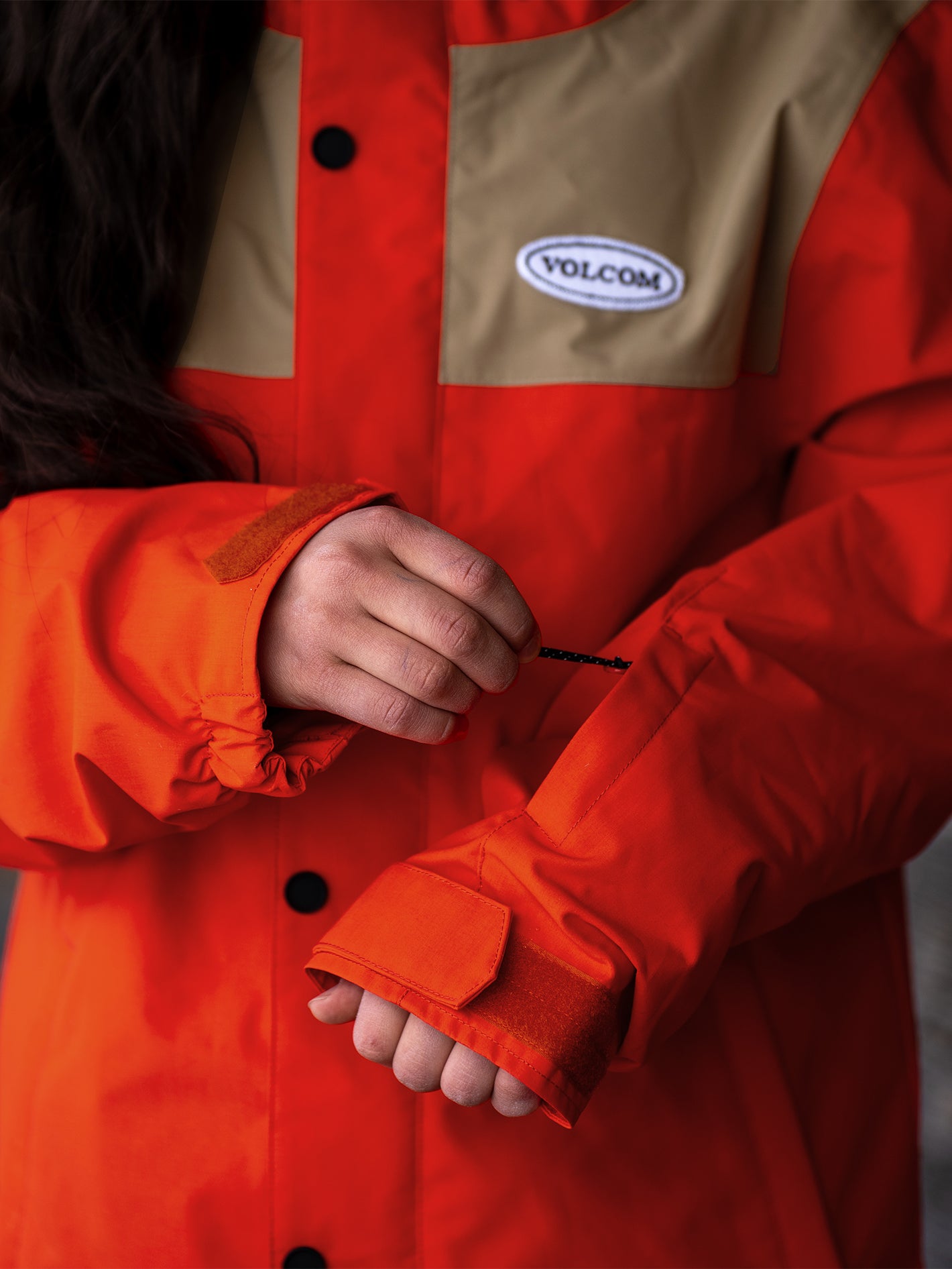 Kids Stone 91 Insulated Jacket - Orange Shock – Volcom Canada