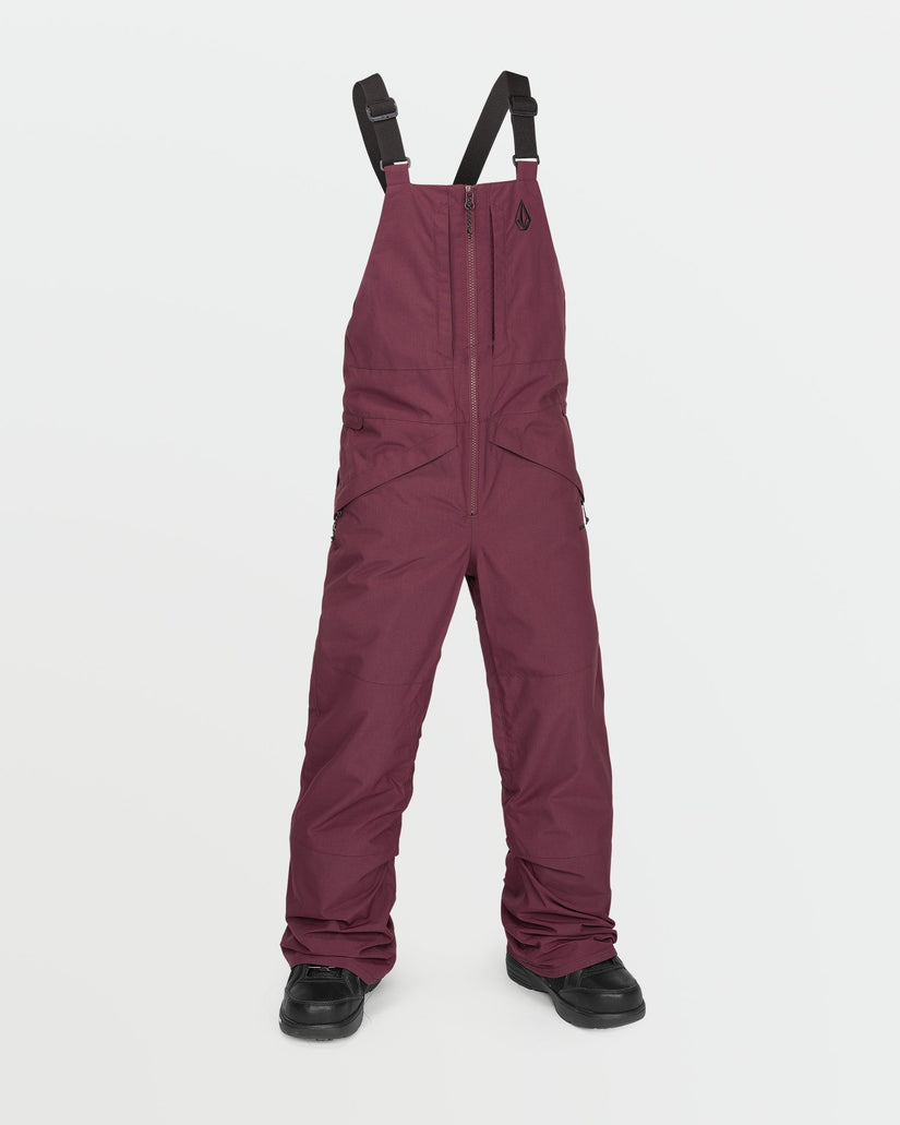 Kids Barkley Insulated Bib Overalls - Burgundy