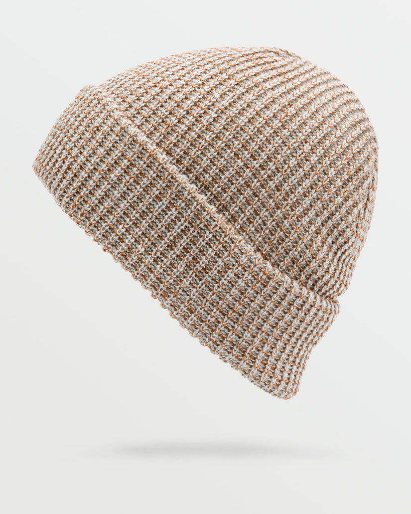 Mens Stoned Knit Beanie - Caramel