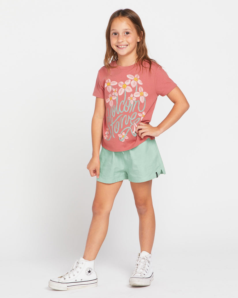 Little Girls Last Party Short Sleeve Tee - Mauve