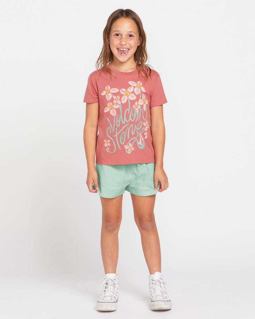 Little Girls Last Party Short Sleeve Tee - Mauve