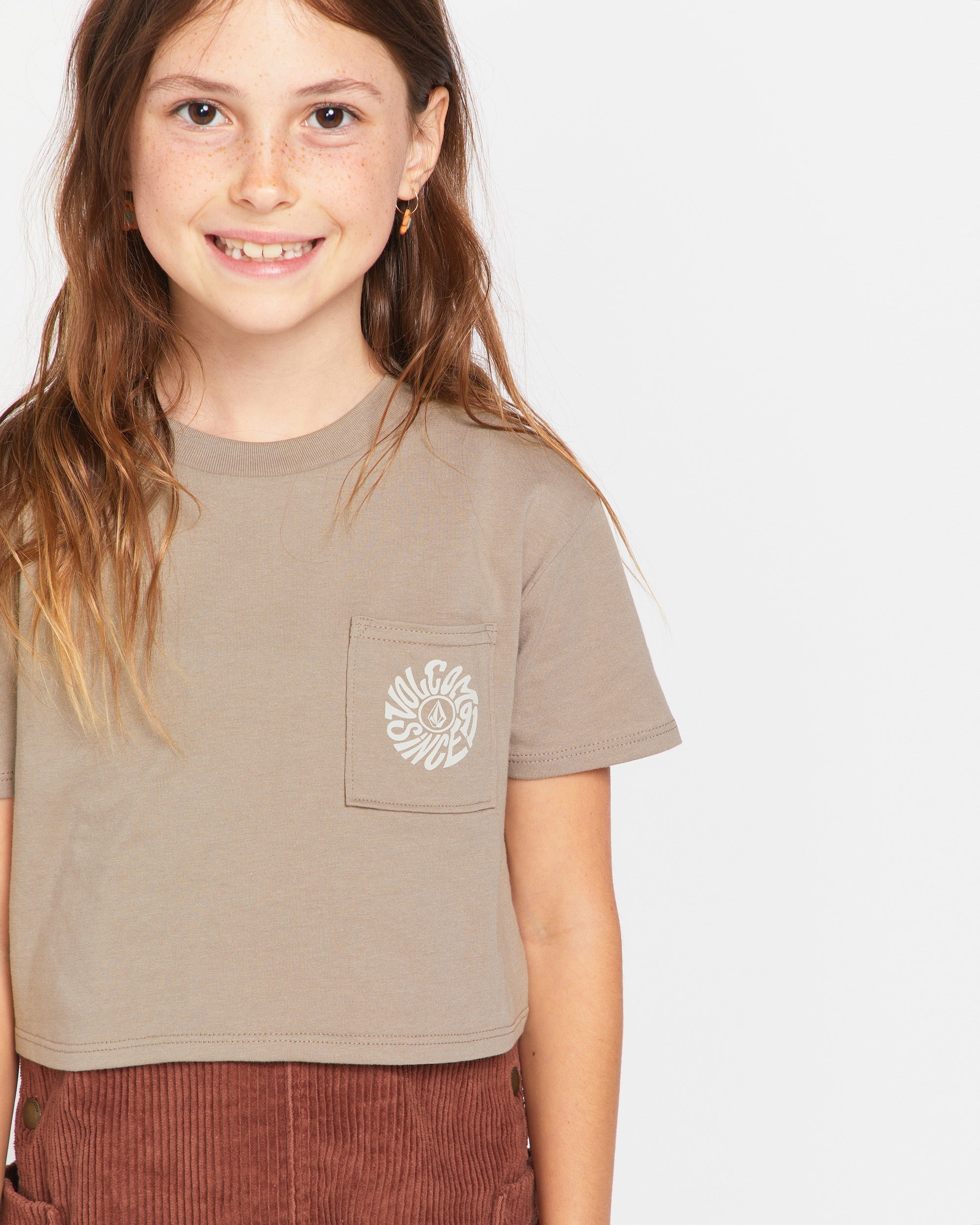 Little Girls Pkt Dial Short Sleeve Tee