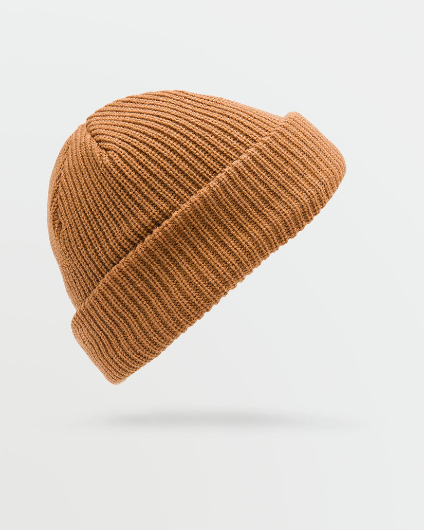 Kids Youth Lined Beanie - Caramel