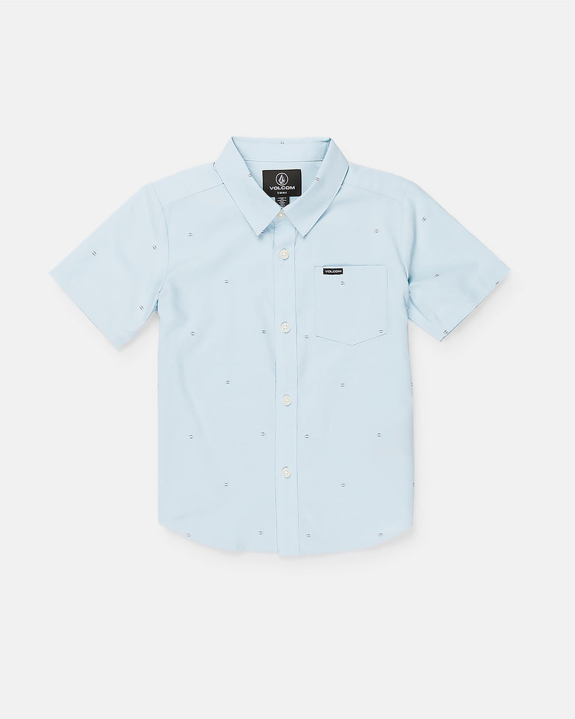 Toddler Boys Bankstone Short Sleeve Shirt - Light Blue