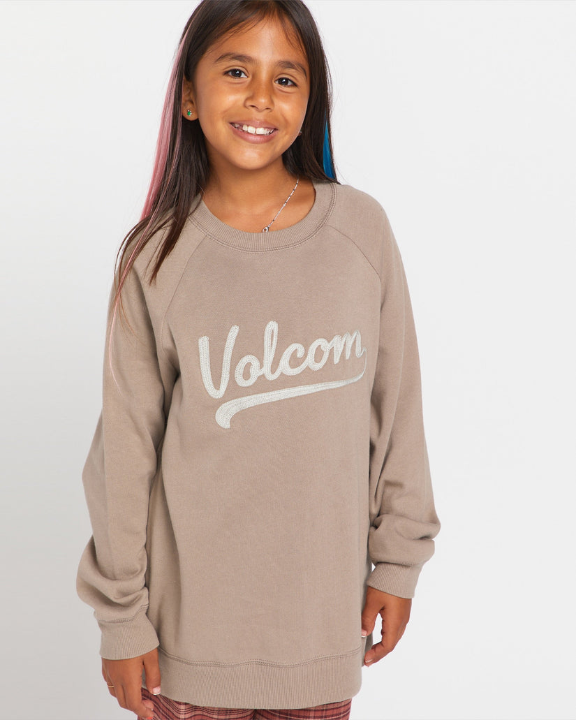 Big Girls Truly Stokin Pullover Hoodie - Moondust