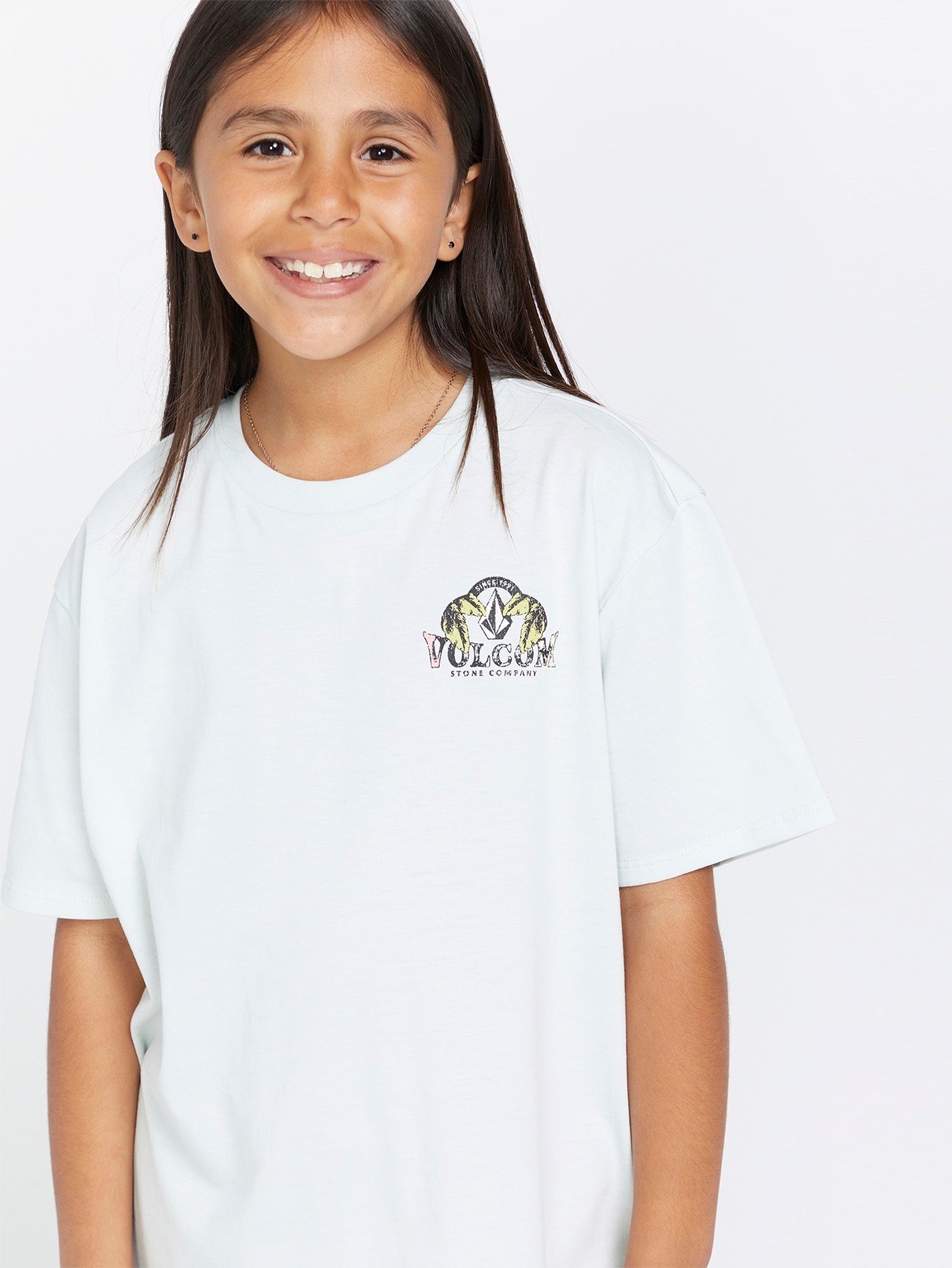 Girls Truly Stoked Bf Tee - Chlorine – Volcom Canada