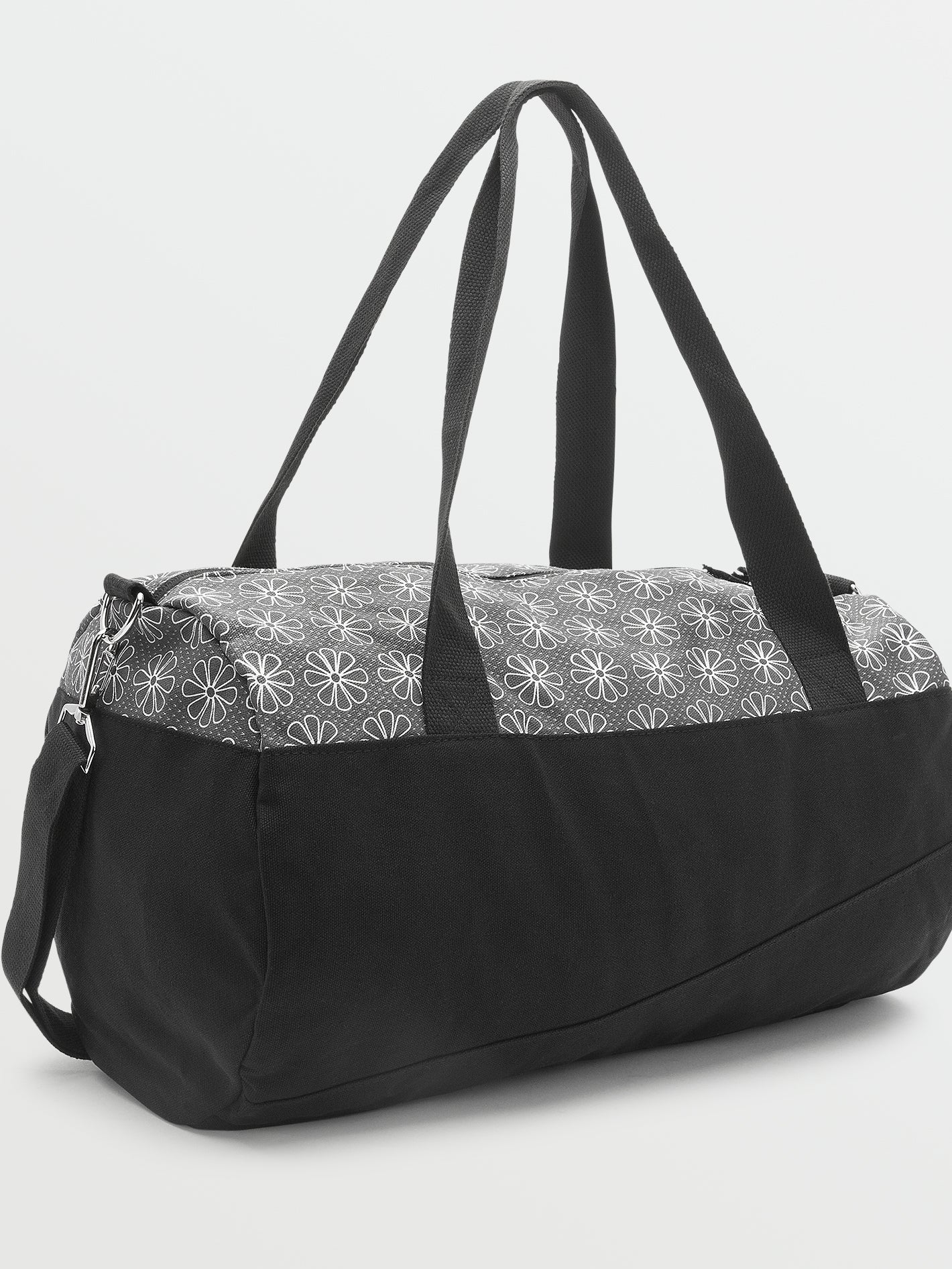 Schoolyard Canvas Duffel - Black/White