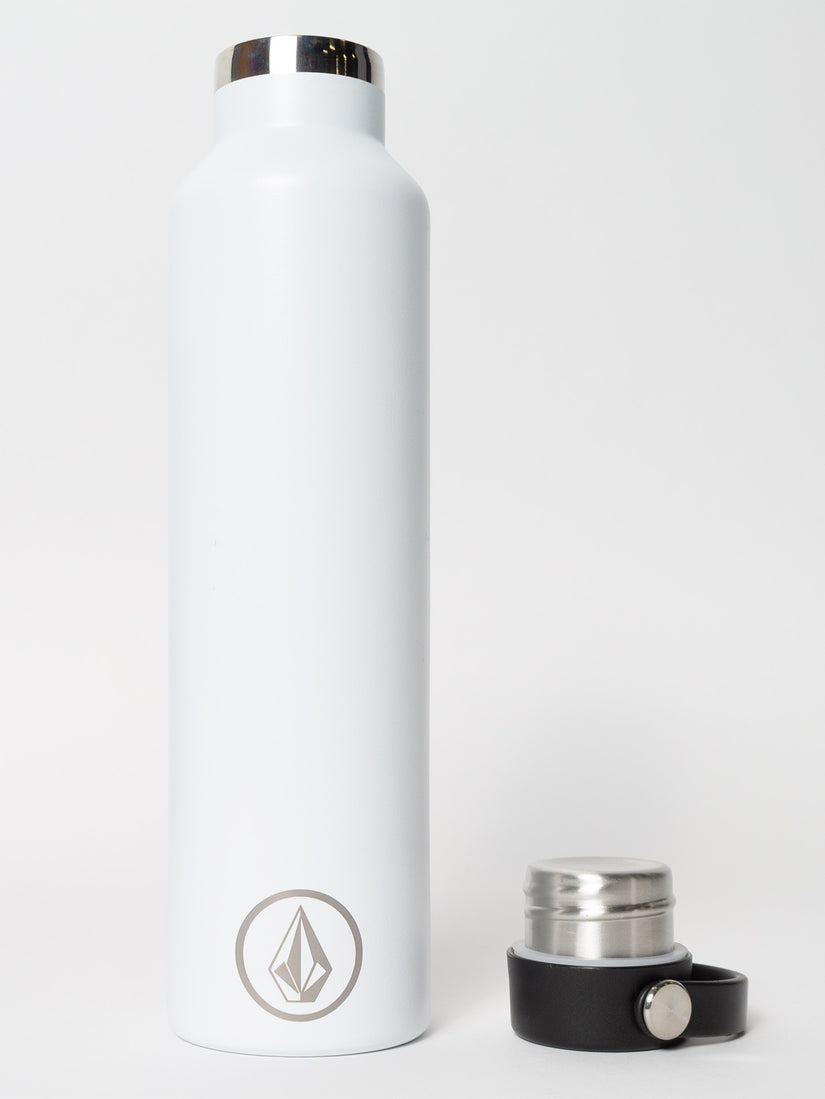 Metal Mouth Bottle - White