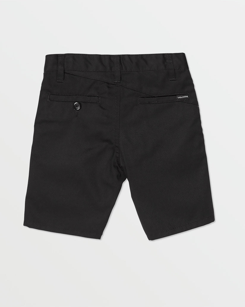 Little Boys Frickin Chino Shorts - Black