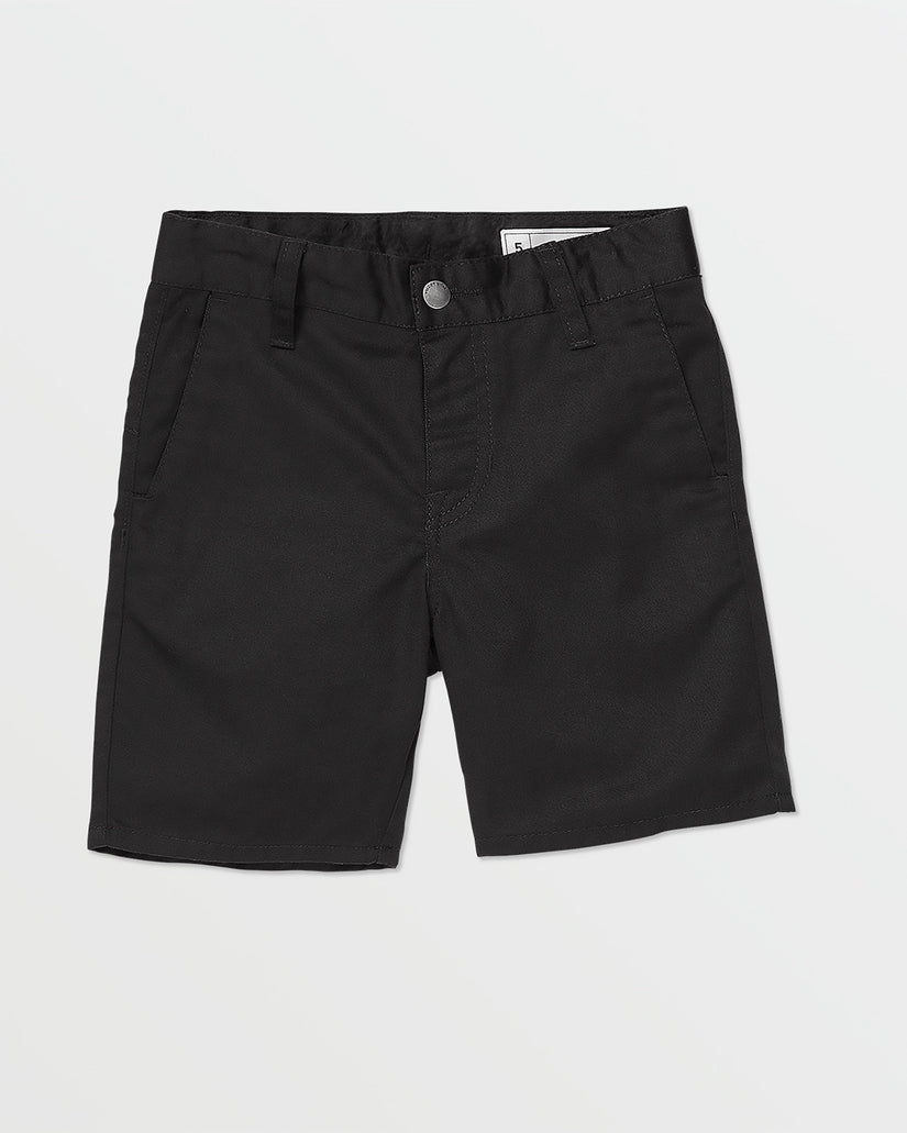 Little Boys Frickin Chino Shorts - Black