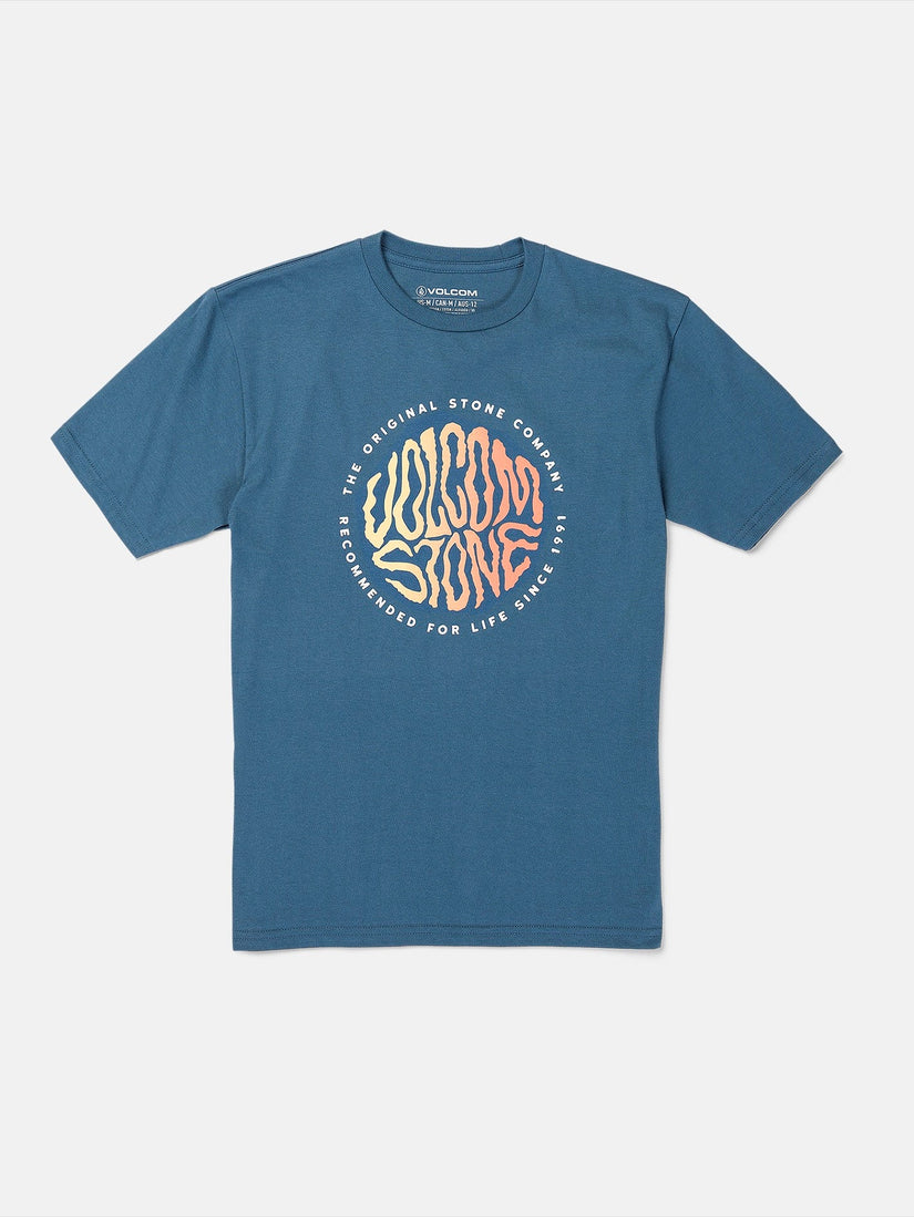 Little Boys Twisted Up Short Sleeve Tee - Dark Blue